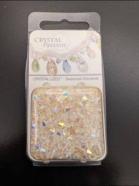Swarovski Crystal Passions Clear Aurora Borealis Beads